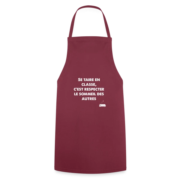Citation Fun Zzz sur Tablier de cuisine
