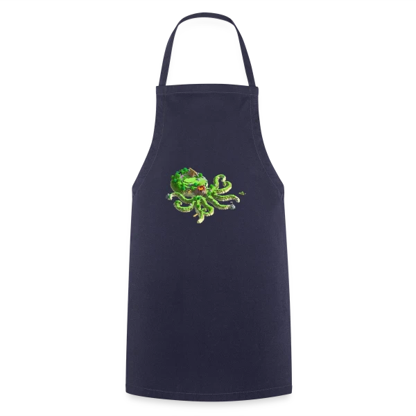 OctoCraft - L'île aux pieuvres sur Tablier de cuisine