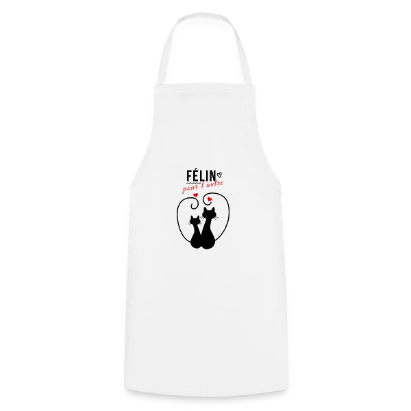 Félin pour l'autre sur Tablier de cuisine