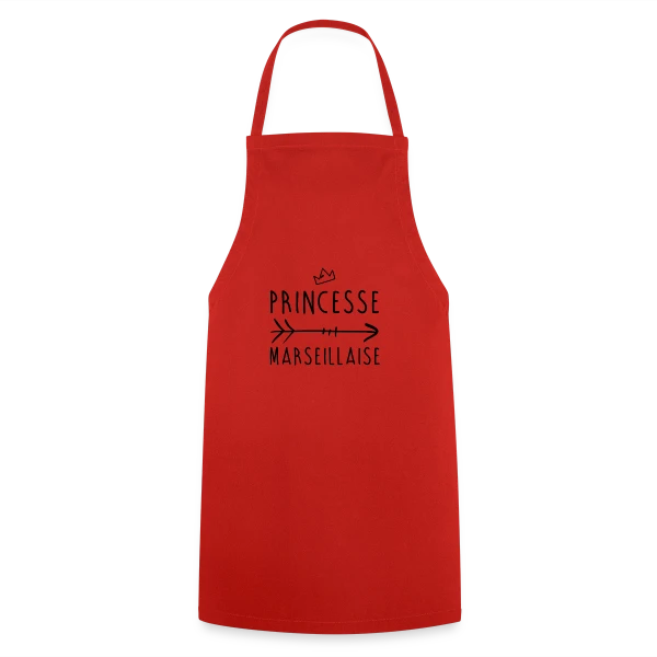 Princesse Marseillaise sur Tablier de cuisine