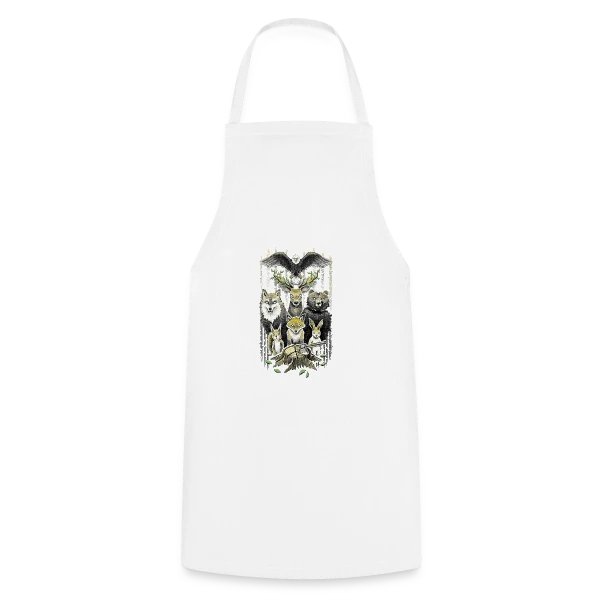 Esprits Sylvestres: Vengeance Forestière sur Tablier de cuisine