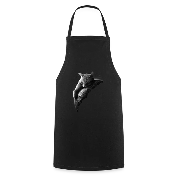 Mooncat : Le Chat de la Lune sur Tablier de cuisine