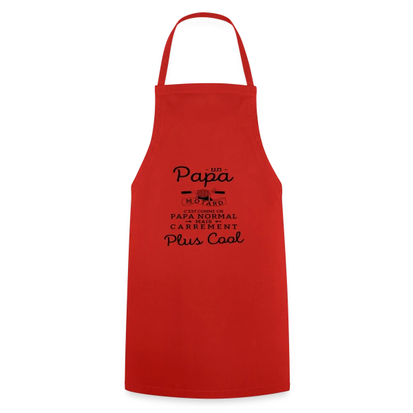Papa Motard - Passion Vitesse sur Tablier de cuisine