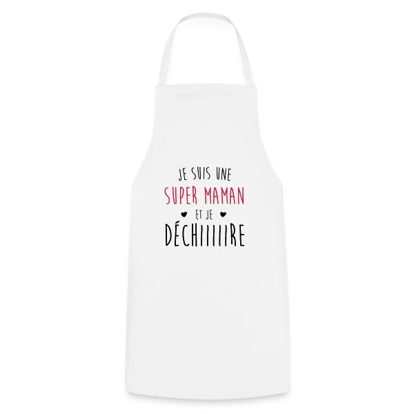 Super Maman qui Déchire sur Tablier de cuisine
