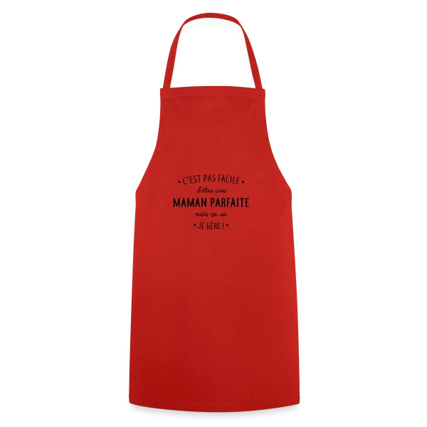 Maman Parfaite : Le défi quotidien que je relève ! sur Tablier de cuisine