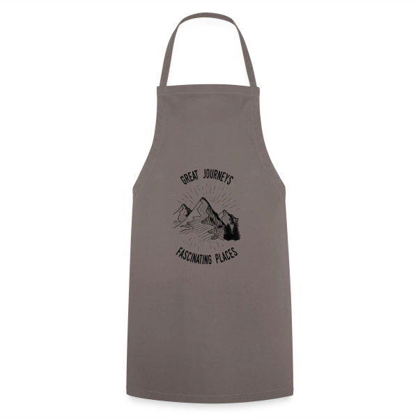 Grandes Aventures Montagneuses sur Tablier de cuisine