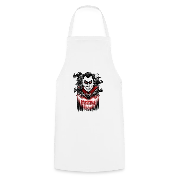Le Retour du Vampire V2 sur Tablier de cuisine