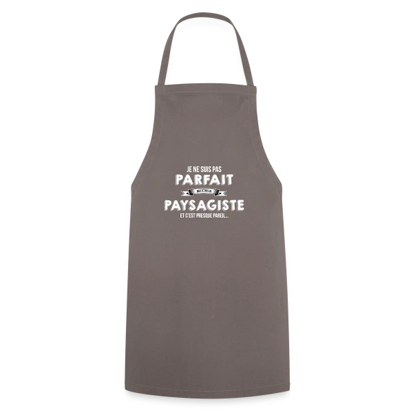Paysagiste Fier Bannière sur Tablier de cuisine