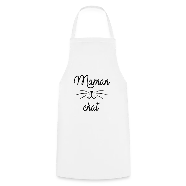 Maman Chat qui Déchire sur Tablier de cuisine