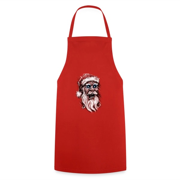 Père Noël Zombie sur Tablier de cuisine
