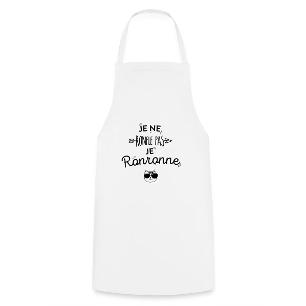 Je Ronronne sur Tablier de cuisine