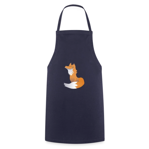 Renard Zen Élégant sur Tablier de cuisine