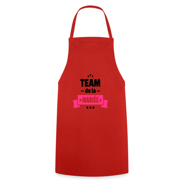 Team de la Mariée : EVJF Inoubliable entre Amies sur Tablier de cuisine