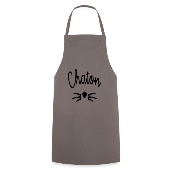 Chaton Moustaches sur Tablier de cuisine