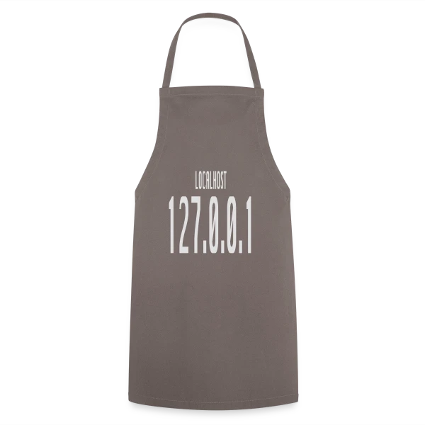 Localhost 127.0.0.1 - No Place Like Home pour Geek sur Tablier de cuisine