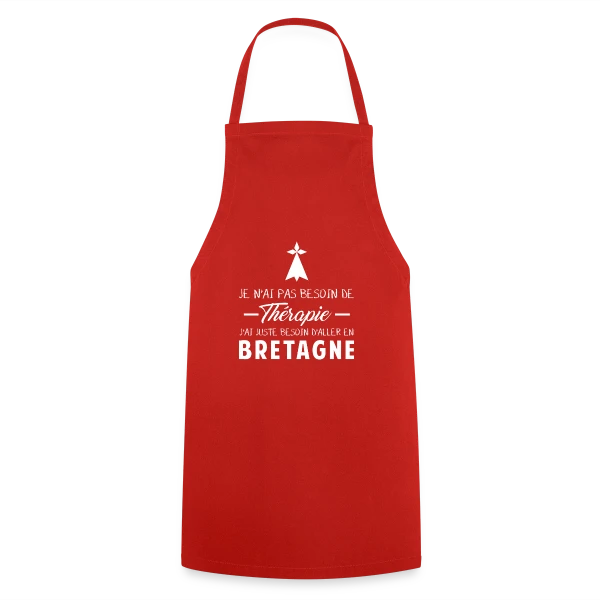 Thérapie Bretagne sur Tablier de cuisine
