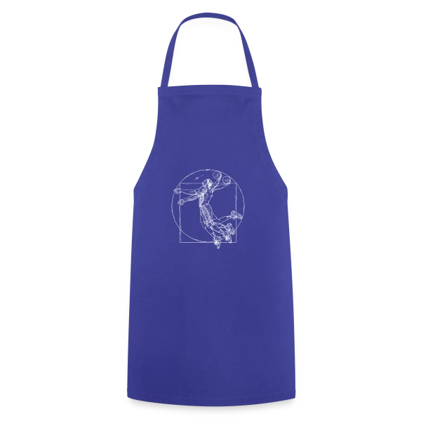 Homme de Vitruve Basketteur : Art & Sport sur Tablier de cuisine
