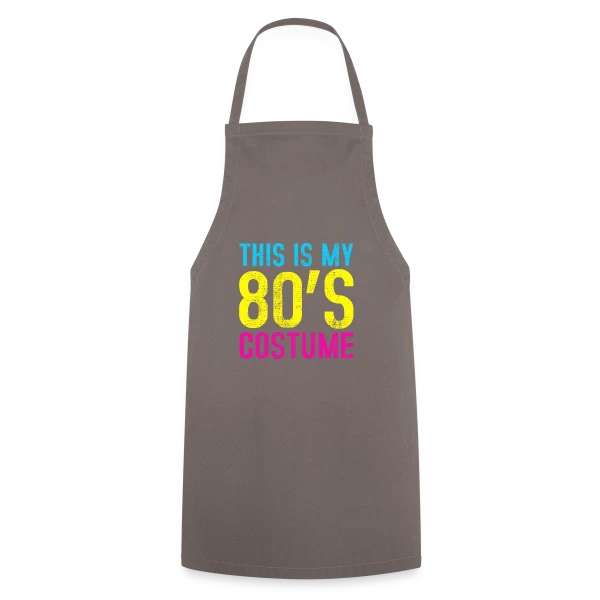 Mon Costume Années 80 sur Tablier de cuisine