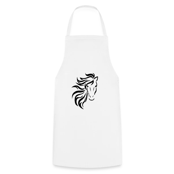 Tête de Cheval Tribal sur Tablier de cuisine