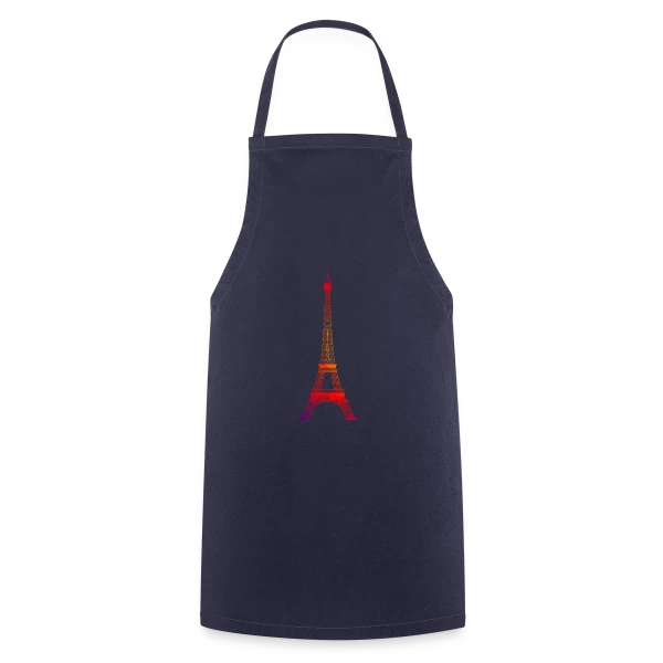 Tour Eiffel Dégradé sur Tablier de cuisine