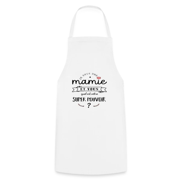 Mamie : Mon Super Pouvoir sur Tablier de cuisine