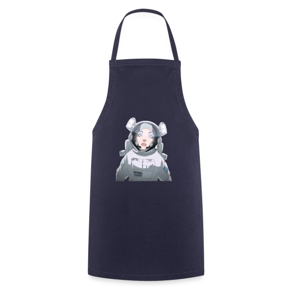 Astronaute Féminine Espace sur Tablier de cuisine
