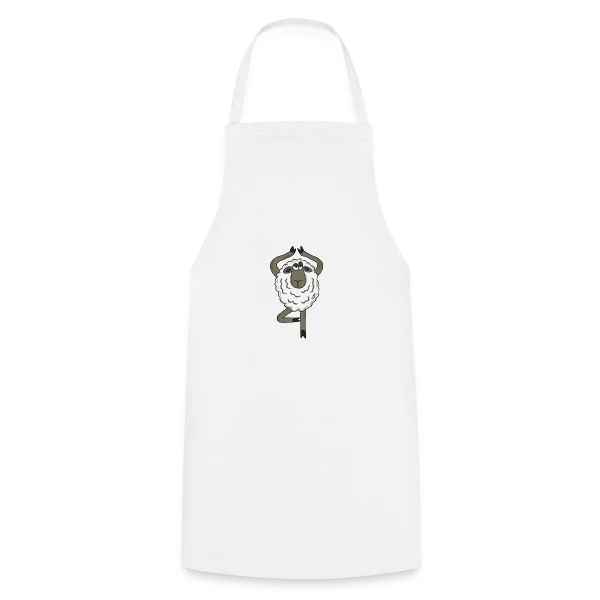 Mouton Yoga Zen sur Tablier de cuisine