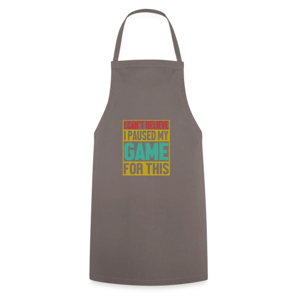 Gamer Authentique : Affichez Votre Vraie Nature sur Tablier de cuisine