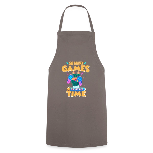 Style Gaming Rétro sur Tablier de cuisine