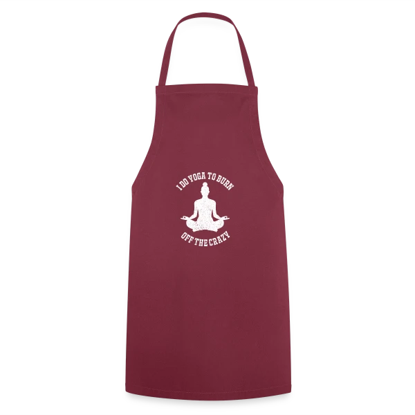 Humour Yoga Drôle sur Tablier de cuisine