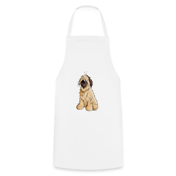 Briard Chien de Berger - Style Cartoon sur Tablier de cuisine