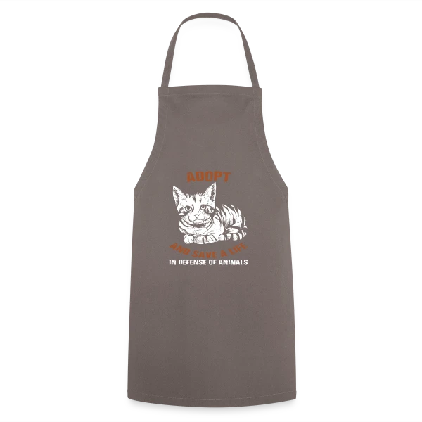 Adopte un Chat, Sauve une Vie sur Tablier de cuisine