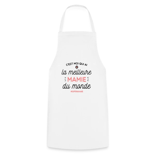 Mamie en Or : La Meilleure du Monde sur Tablier de cuisine