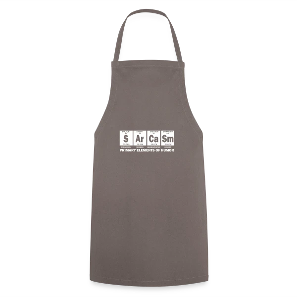 Sarcasme Éléments Humour sur Tablier de cuisine