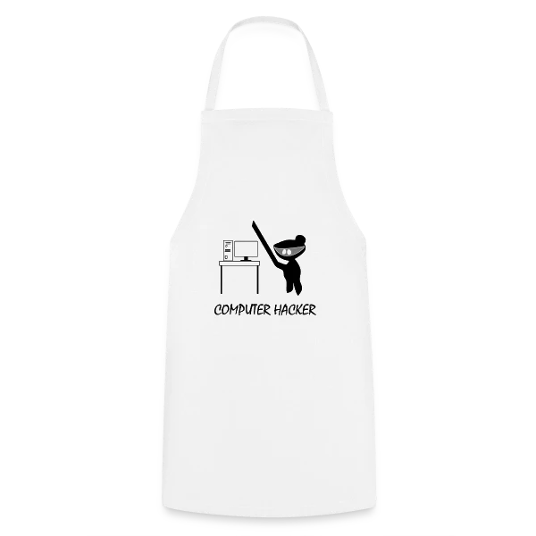 Codeur Ninja | Humour Hacker sur Tablier de cuisine