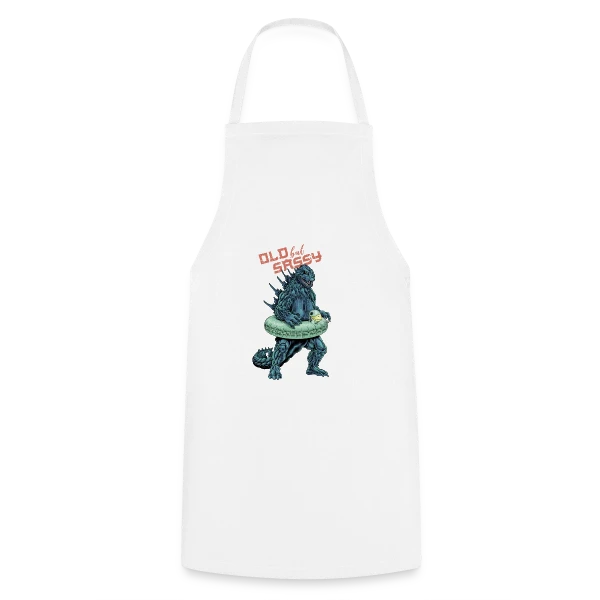 Vieux mais Culotté : Le Monstre Plouf ! sur Tablier de cuisine