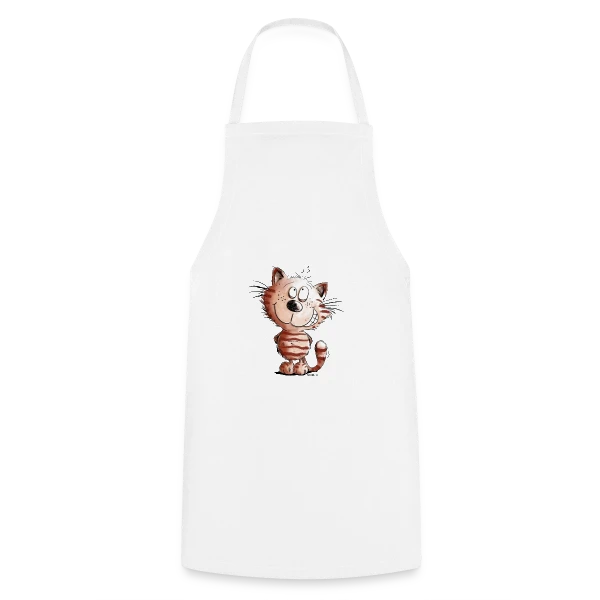 Pas moi, la chatte coquine - T-shirt humour félin sur Tablier de cuisine