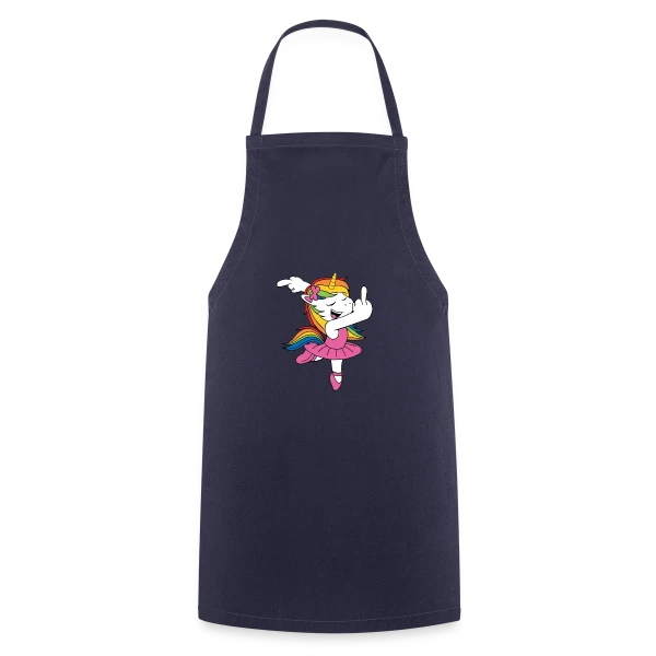 Licorne Rebelle Danseuse sur Tablier de cuisine