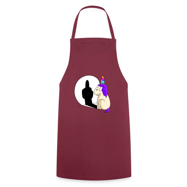 Licorne Impertinente Ombre sur Tablier de cuisine