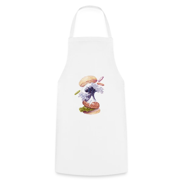 La Vague Gourmande de Kanagawa sur Tablier de cuisine