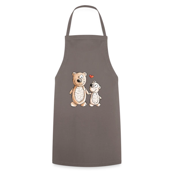 Amour Oursons Câlins sur Tablier de cuisine