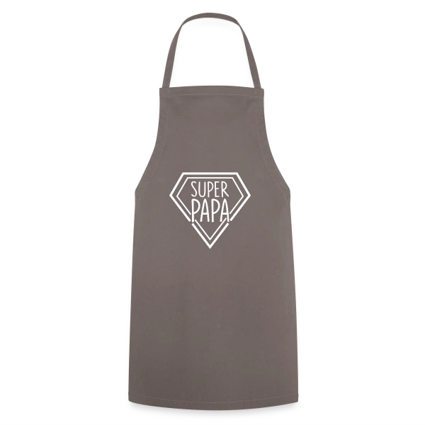 Super Papa - Idée Cadeau Noël & Fête des Pères sur Tablier de cuisine