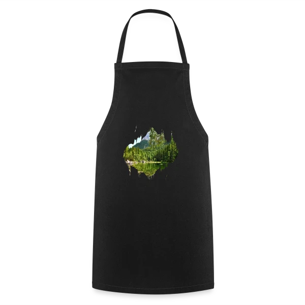 Paysage Naturel Abstrait Effet Splash sur Tablier de cuisine