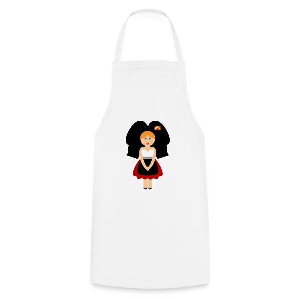 Petite Alsacienne Mignonne sur Tablier de cuisine