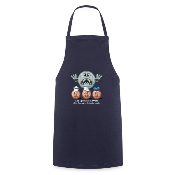 Les 3 petits cochons sur Tablier de cuisine