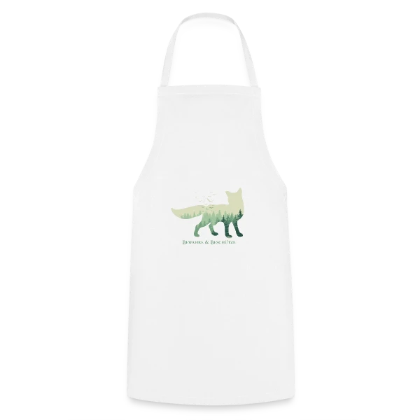 Renard Forêt Mystique sur Tablier de cuisine