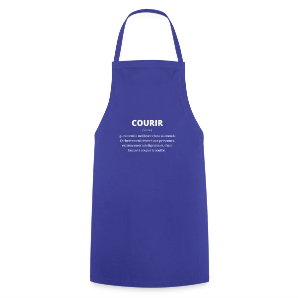 Courir Définition : Run, Running, Sport & Humour sur Tablier de cuisine