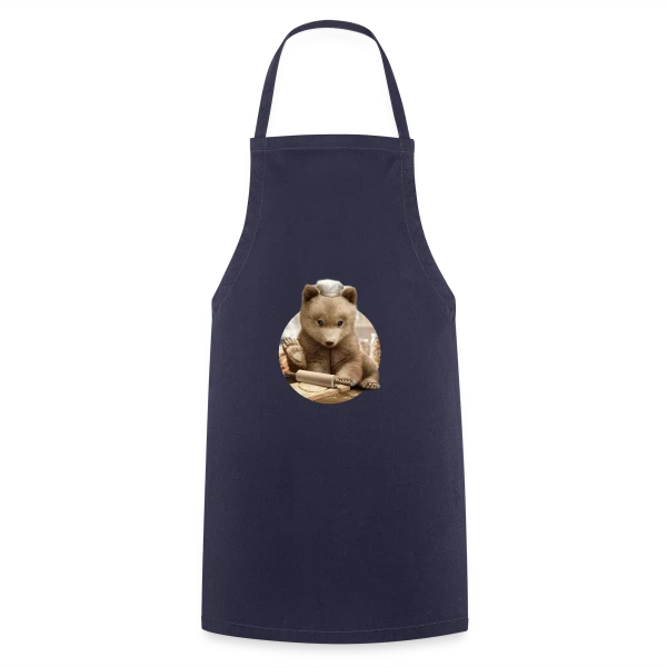 Ourson Chef sur Tablier de cuisine