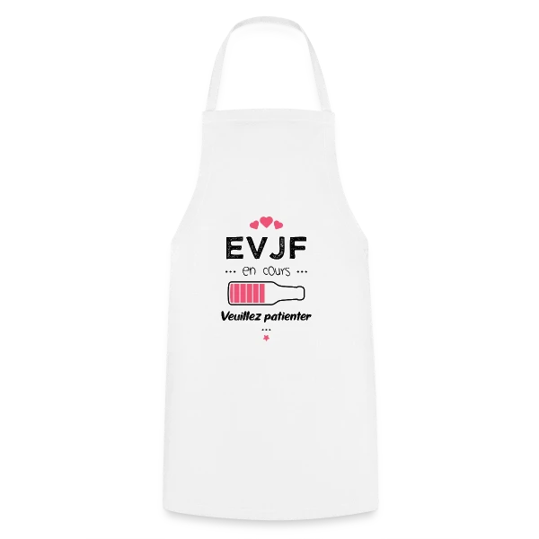 EVJF en Folie ! sur Tablier de cuisine