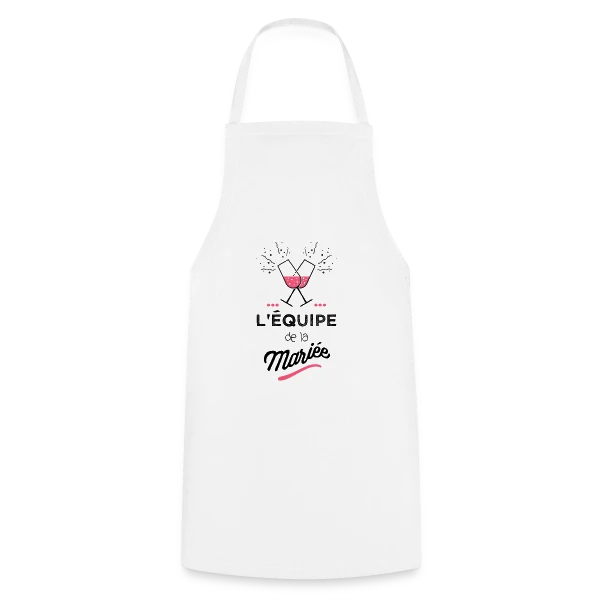 "Équipe de la Mariée" | EVJF sur Tablier de cuisine